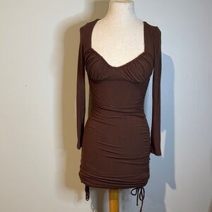 Princess Polly Brown Midi Dress
